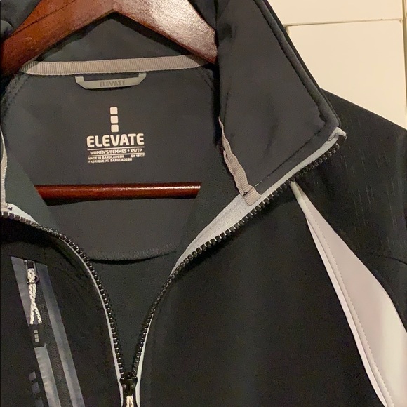 Women's Black/Grey/Sliver Softshell Jacket - Picture 3 of 4